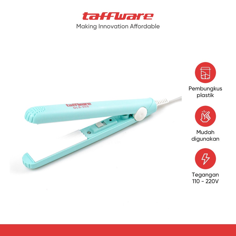 Taffware Mini Hand Heat Sealer Plastik Portable Sealing Machine 20W