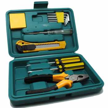 Taffware Tool Kit Set Perkakas Rumah Obeng Tang Cutter Kunci L 12in1 - KS-011