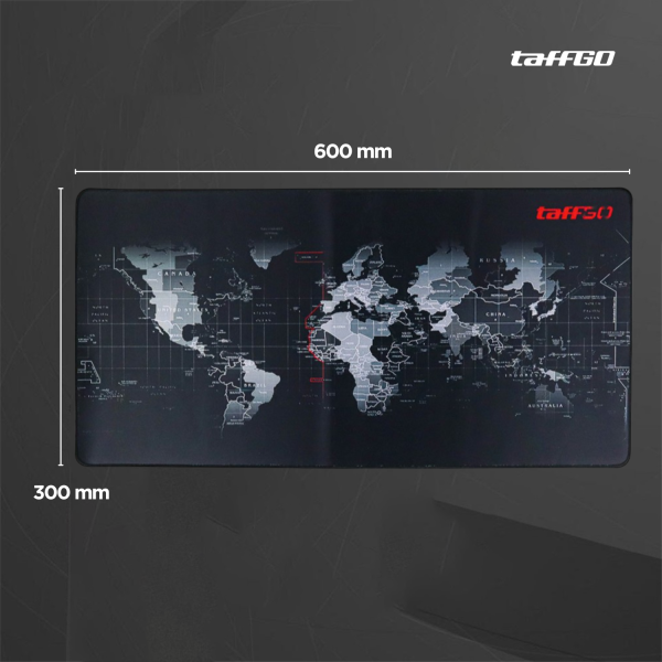 Taffware Gaming Mouse Pad XL Desk Mat Motif Peta Dunia 400 x 800 mm - MP002