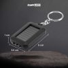 TaffLED Mini Led Solar Power Rechargeable Flashlight + Keychain - XY