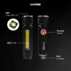 TaffLED Senter LED Lantera USB Rechargeable Cree XML T6 + COB 2300 Lumens - WY8106