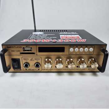 TaffSTUDIO Audio Amplifier Bluetooth HiFi 300Wx2 with Remote Control - BT-198E