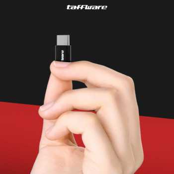 Taffware Adaptor Konverter High Speed OTG Micro USB to USB Type C 3.1 - US189