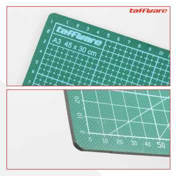 taffware-alas-potong-work-cutting-mat-pad-a3-45-x-30cm (1) Taffware Work Cutting Mat Pad A3 45 x 30cm - Green