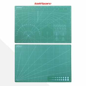 taffware-alas-potong-work-cutting-mat-pad-a3-45-x-30cm (2) Taffware Work Cutting Mat Pad A3 45 x 30cm - Green