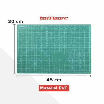 taffware-alas-potong-work-cutting-mat-pad-a3-45-x-30cm (5) Taffware Work Cutting Mat Pad A3 45 x 30cm - Green