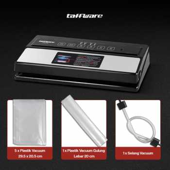 Taffware Alat Vakum Makanan Vacuum Sealer Packaging Machine with Bag - E2900-MS