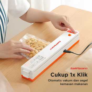 Taffware Alat Vakum Makanan Vacuum Sealer Packaging Machine with Bag - HF-001