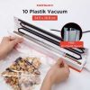 Taffware Alat Vakum Makanan Vacuum Sealer Packaging Machine with Bag - HF-001