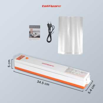 Taffware Alat Vakum Makanan Vacuum Sealer Packaging Machine with Bag - HF-001