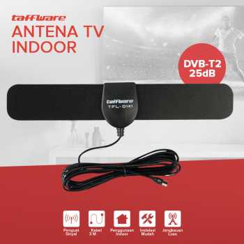 taffware-antena-tv-digital-indoor-dvb-t2-25db-tfl-d141 Taffware Antena TV Digital Indoor DVB-T2 25dB - TFL-D141