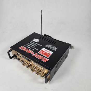 TaffSTUDIO Audio Amplifier Bluetooth HiFi 300Wx2 with Remote Control - BT-198E