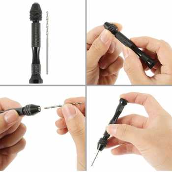 Taffware Bor Tangan Manual HSS Twist Drills dengan 10 Mata Bor - 3003