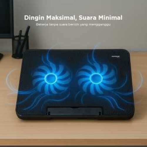 TaffGEAR Cooling Pad Laptop Kipas Pendingin 2 Fan 17 Inch - N99