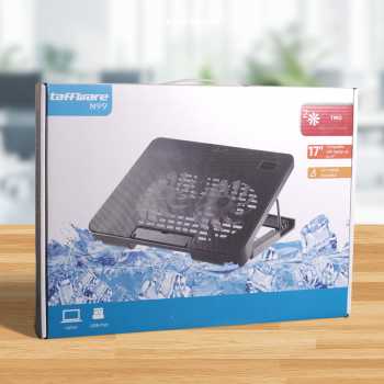 Taffware Cooling Pad Laptop Adjustable Stand 2 Kipas 140mm - N99