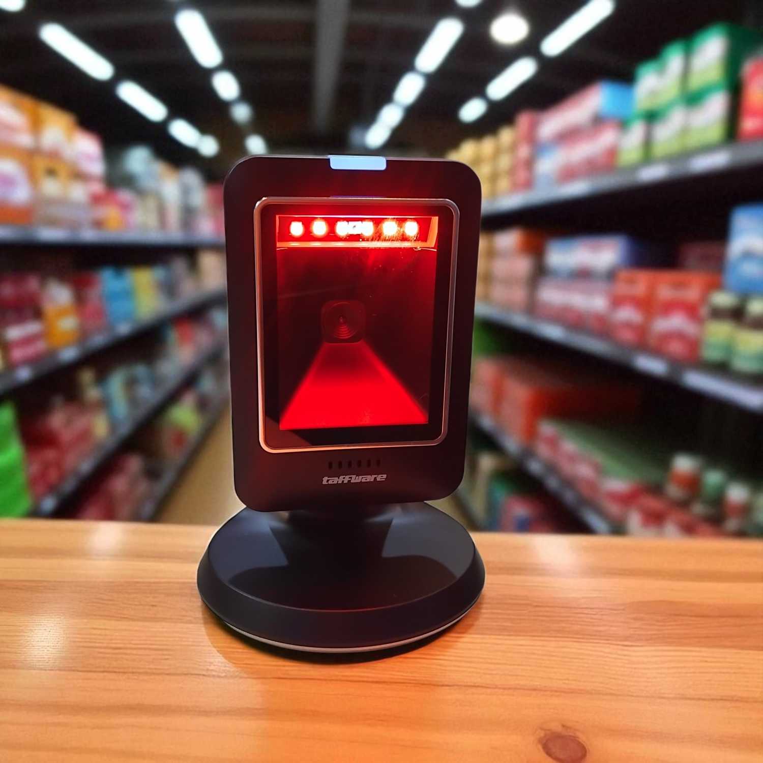 Taffware Desktop Barcode Scanner Portable USB 1D 2D QR - MP6300IR