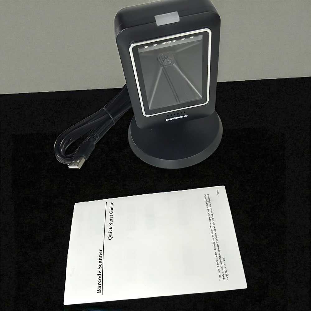 Taffware Desktop Barcode Scanner Portable USB 1D 2D QR - MP6300IR