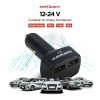 Taffware Dual USB Car Charger with LED Display - EC2