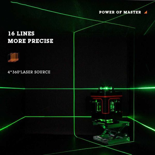 Taffware Mesin Self Leveling 16 Line Laser 4D Remote - LD-515