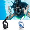 Taffware Kacamata Full Face Selam Scuba Diving Snorkeling - M2077G - Black