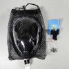 Taffware Kacamata Full Face Selam Scuba Diving Snorkeling - M2077G - Black