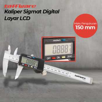 Taffware Kaliper Sigmat Digital Layar LCD - YX