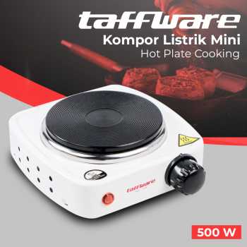 Taffware Kompor Listrik 1 Tungku Mini Portable Hot Plate 500W - DLD-101B