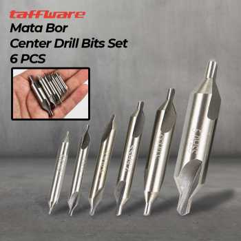 taffware-mata-bor-center-drill-bits-set-precision-6-pcs-sv-vdb25 Taffware Mata Bor Center Drill Bits Set Precision 6 PCS - SV-VDB25