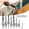 taffware-mata-bor-drill-bit-countersink-hss-3-10mm-7-pcs-qst-k13 (4) Taffware Mata Bor Drill Bit Countersink HSS 3-10mm 7 PCS - QST-K13
