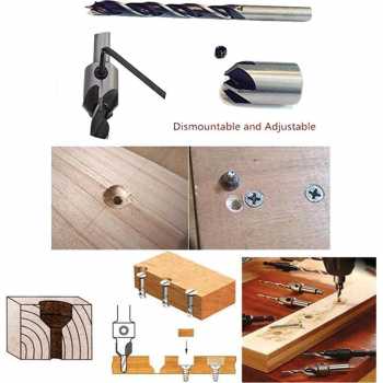 taffware-mata-bor-drill-bit-countersink-hss-3-10mm-7-pcs-qst-k13 (5) Taffware Mata Bor Drill Bit Countersink HSS 3-10mm 7 PCS - QST-K13
