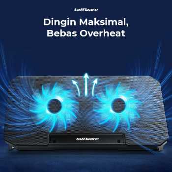 Taffware Cooling Pad Laptop Kipas Pendingin 2 Fan without Knob Speed - Q100