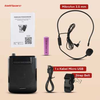 Taffware Megaphone Mikrofon Penguat Suara Tourguide Speaker 125dB - K300