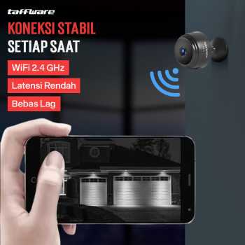Taffware Kamera CCTV Indoor Mini WiFi IP Camera Night Vision 1080P 2MP - A9NV