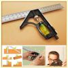 taffware-mistar-penggaris-siku-tukang-multifungsi-zeast Taffware Mistar Penggaris Siku Adjustable Angle Ruler Waterpass 305mm - ZEAST