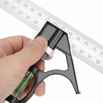 taffware-mistar-penggaris-siku-tukang-multifungsi-zeast (4) Taffware Mistar Penggaris Siku Adjustable Angle Ruler Waterpass 305mm - ZEAST