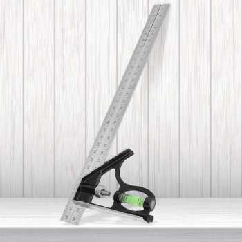 taffware-mistar-penggaris-siku-tukang-multifungsi-zeast (5) Taffware Mistar Penggaris Siku Adjustable Angle Ruler Waterpass 305mm - ZEAST
