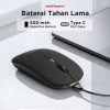 Taffware Mouse Wireless Bluetooth Optical 2.4GHz Silent Click 1600DPI - DC001