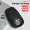 Taffware Mouse Wireless Optical 2.4GHz Slim Ergonomic 4 Key 1600DPI - Y810