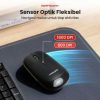 Taffware Mouse Wireless Optical 2.4GHz Slim Ergonomic 4 Key 1600DPI - Y810