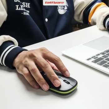 Taffware Mouse Wireless Optical 2.4GHz Slim Ergonomic 4 Key 1600DPI - Y810