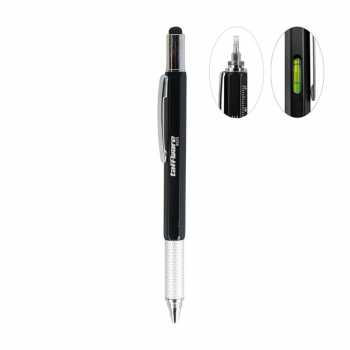 Taffware Pena Multifungsi Plastik Stylus Penggaris Waterpass Obeng - 9625