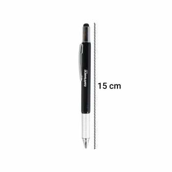 Taffware Pena Multifungsi Plastik Stylus Penggaris Waterpass Obeng - 9625