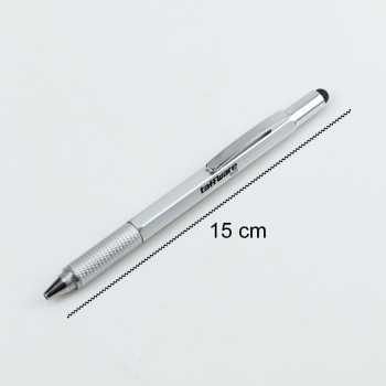 Taffware Pena Multifungsi Plastik Stylus Penggaris Waterpass Obeng - 9625