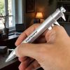 Taffware Pena Pulpen Multifungsi Ballpoint Pen Caliber Measuring Tool Scale Ruler - B100