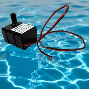Taffware Pompa Air Aquarium Ikan Ultra Quiet Submersible Pump Fish Tank - QR30E - Black