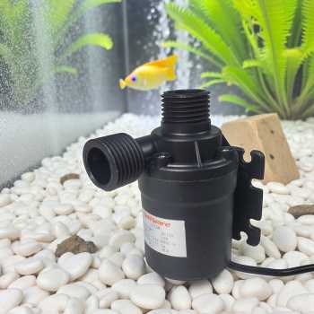 Taffware Pompa Air Aquarium Ikan Submersible Pump 12V 22W - 12V5M