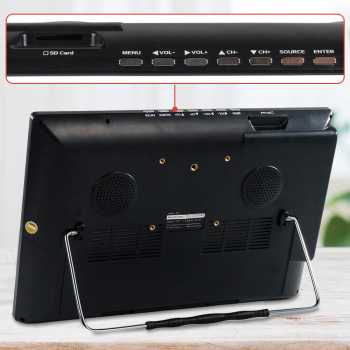 Taffware Portable HD TV Monitor 14 Inch DVB-T2 Analog - D14