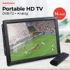Taffware Portable HD TV Monitor 14 Inch DVB-T2 + Analog - D14 - Black