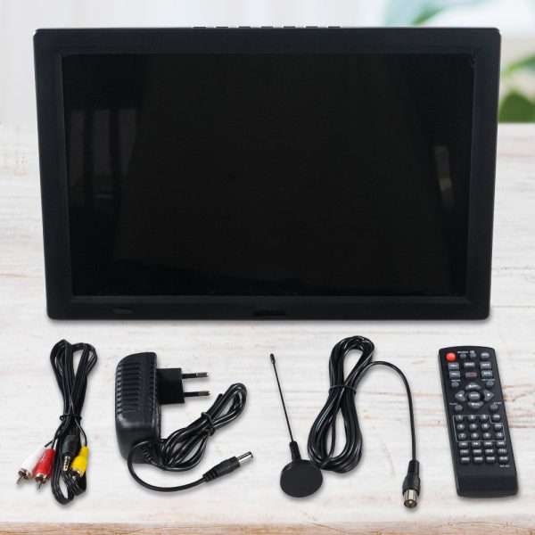 Taffware Portable HD TV Monitor 14 Inch DVB-T2 + Analog - D14 - Black