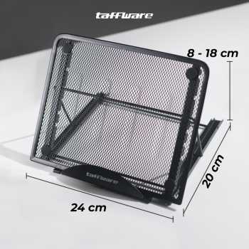 Taffware Stand Laptop Aluminium Dudukan Holder Foldable Portable - IV012